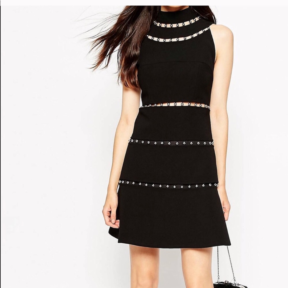 ASOS shift Dress Metal Balls